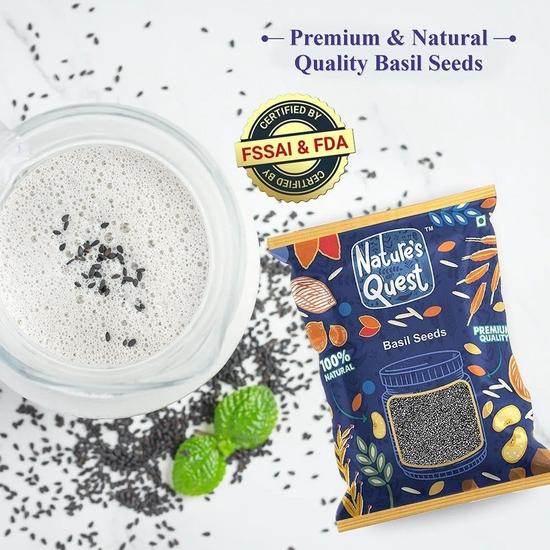 Семена базилика Nature's Quest/Сабджа/Тукмария/Фалуда - 450 г