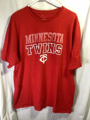 Minnesota Twins Women’s Red 2XL Cotton T Shirt