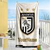 Juventus Personalized Name Beach Towel Soft Durable Quick-Dry Perfect for Traveling Yoga Camping and Swimming