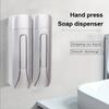 Wall Mounted Liquid Soap Dispenser Bathroom Shower Gel Container Shampoo Bottle Hand Press for Kitchen Bathroom Accessories