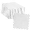 10pcs Plush Puzzle Floor Foam Mat Tiles Fluffy Cuttable Anti Slip Interlocking Carpet Tiles White
