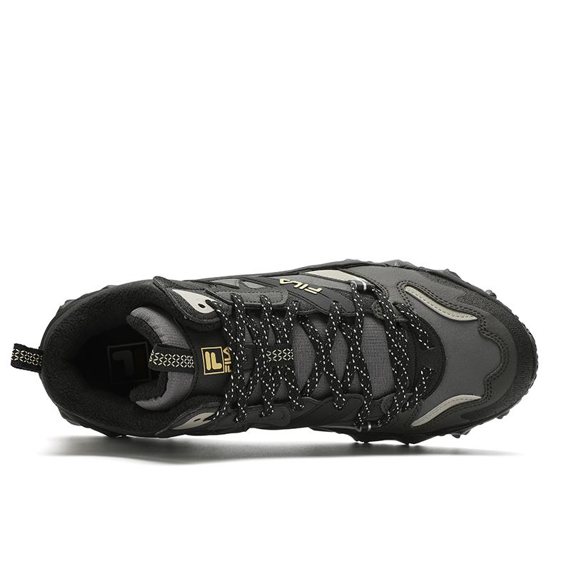 Fila Oakmont 2 Mid Удобные Универсальные Флисовые Амортизирующие Прочные Повседневные Кроссовки Мужские Повседневные Кроссовки Зеленый Черный F12M442111FIH