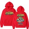 Madlib Doom Print Hoodies Pullover Singer Madvillain Mf Doom Amazing Hoodie Men Women Hip Hop Sweatshirt Pullover Tracksuit Female Male Clothing