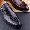 Fashion Leather Loafers  Mens' Handmade Shoes Genuine Leather New Luxury Dress Social Business Man Wear High Quality Formal Office Shoes