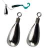 Additional Weight Tear Drop Shot Weights Hook Connector Line Sinkers Fishing Tungsten Fall Sinker