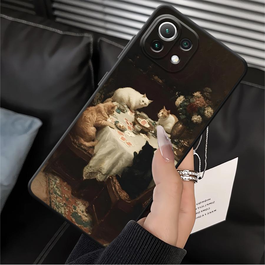 Мультяшный масляный кот Чехол для Xiaomi Mi 12T Pro 12X 11 14 11T 13 Lite 12 10T Funda Чехол для телефона