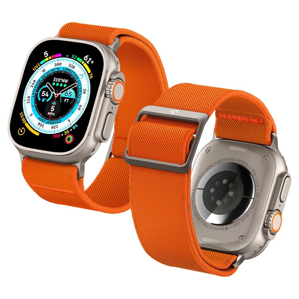 Spigen Подходит для Lite Ultra Apple Watch 6 / 7 / 8 / 9 / 10 / Se / Ultra 1 / 2 (44 / 45 / 46 / 49 мм) Апельсин