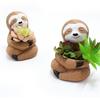 Sloth Flower Pot Ornaments Innovative Resin Succulent Pots Planter Desktop Ornaments