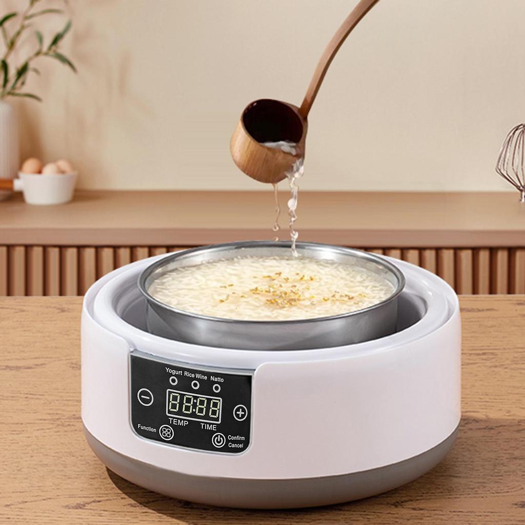 Electric Yogurt Maker Machine with Adjustable Temperature And Time Control 1.2L Multi-Function Yogurt Machine Automatic Yogurt Maker