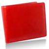 Tochigi Leather Genuine with Coin Made In Bill Bi-fold Wallet, Leather, Purse, Japan, Compartment, Multi-Storage, TGS-3361 (Red)