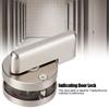 Keyless Bolt Latch Stainless Steel Bathroom Door Lock Indicating Privacy Door Lock  Bathroom