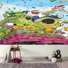 1pc Plants vs. Zombies Tapestry, Living Room, Bedroom, Office, Party Decor, Ideal Festive Gift