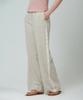 PINBLACK Contrast Tape Straight Pants Beige
