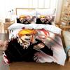 Аниме Bleach Kurosaki Ichigo Комплект постельного белья для мальчиков и девочек Twin Queen Size Пододеяльник Наволочка Кровать Дети Взрослый Домашний Текстиль Текстиль