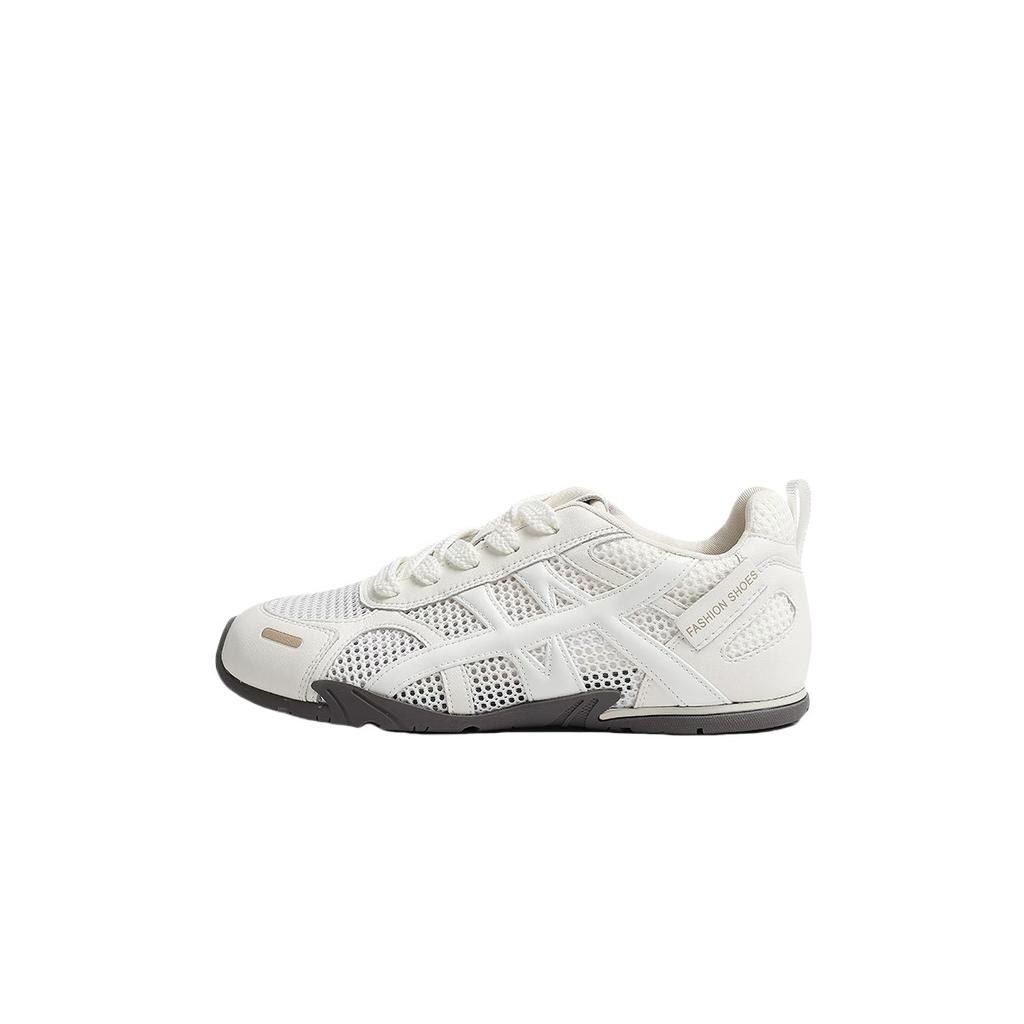 Ретро цветовая гамма, сетчатые дышащие немецкие тренировочные туфли, женские, 2025 новая мода, универсальные, удобные, легкие, повседневные туфли Форреста Гампа