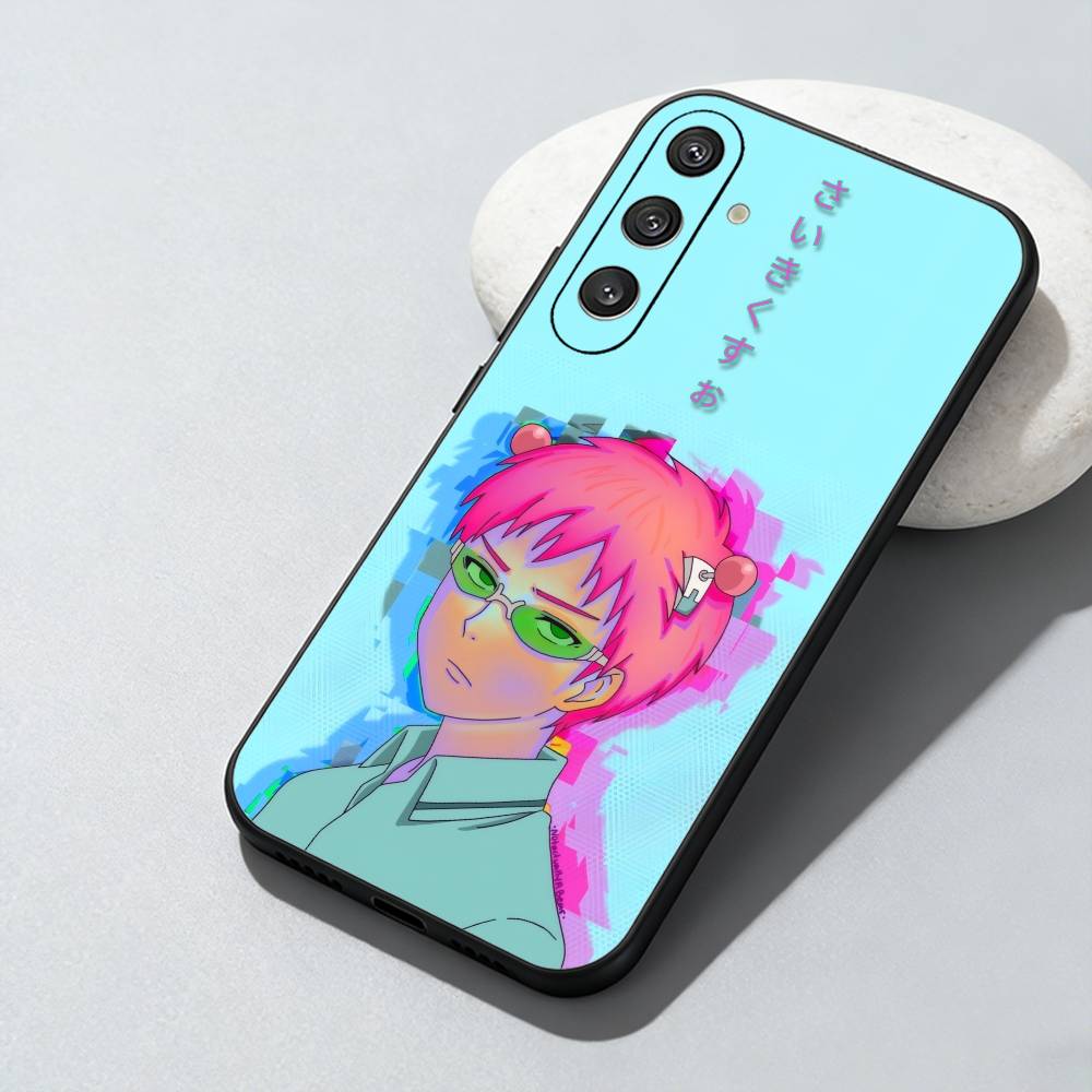 Чехол для телефона аниме Saiki-K k-Kusuo для Samsung Galaxy A73, A72, A71, A70, A52, A51 Другие Мягкий Черный Чехол