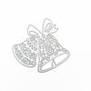 Christmas Bell Metal Cutting Dies Stencil for DIY Scrapbooking Photo Album Embossing Paper Cards Crafts Diecuts