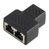 Charger Ethernet Network Cable RJ45 Splitter Plug Adapter Connector 1 To 2  LAN
