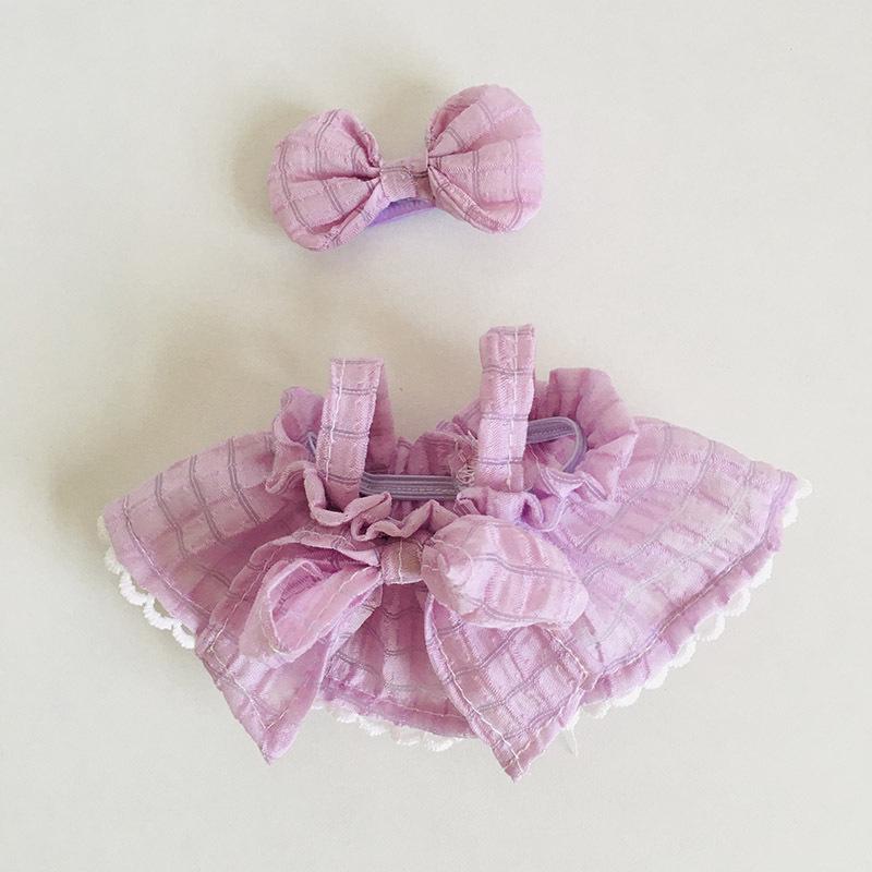 Cute 17cm Vinyl Plush Doll Outfits Blind Box - LaBuBu Pendant Dress Accessories