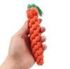 1 шт. Морковка Игрушка для Собаки 22 см Длина Хлопчатобумажная Веревка Игрушки для Щенков для Жевания