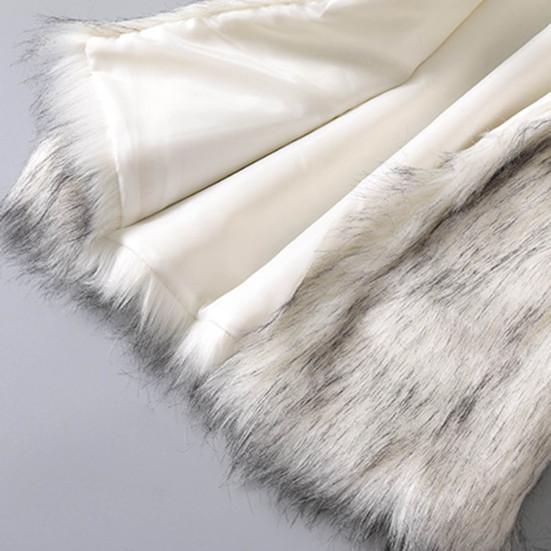 Женский зимний жилет, короткий, с отложным воротником, из искусственного меха, кардиган без рукавов, сохраняющий тепло, пушистый жилет, пальто, повседневная одежда, рабочая, школьная куртка