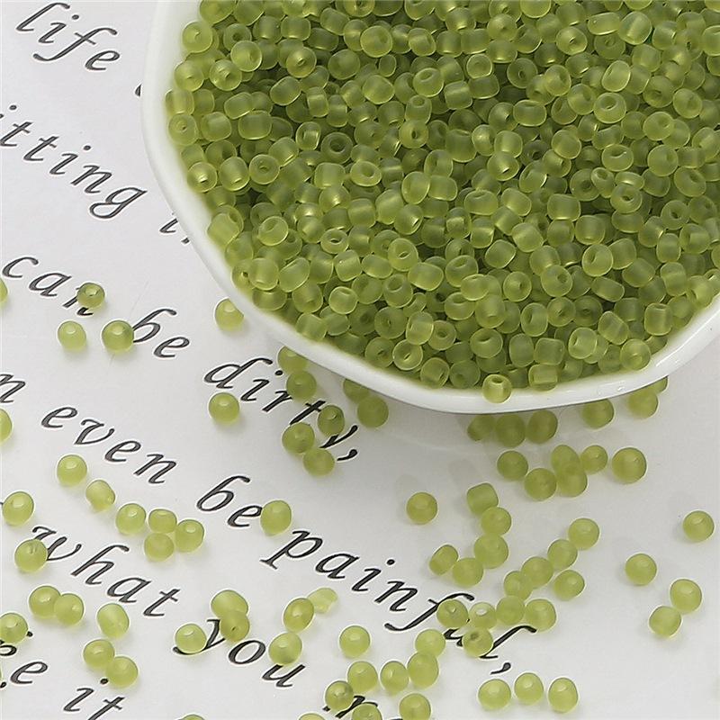 3 мм 700 шт./пакет шитье популярный бисер стеклянные ювелирные изделия разделитель матовые цвета круглые однородные бусины высокого качества прозрачный размер для рукоделия
