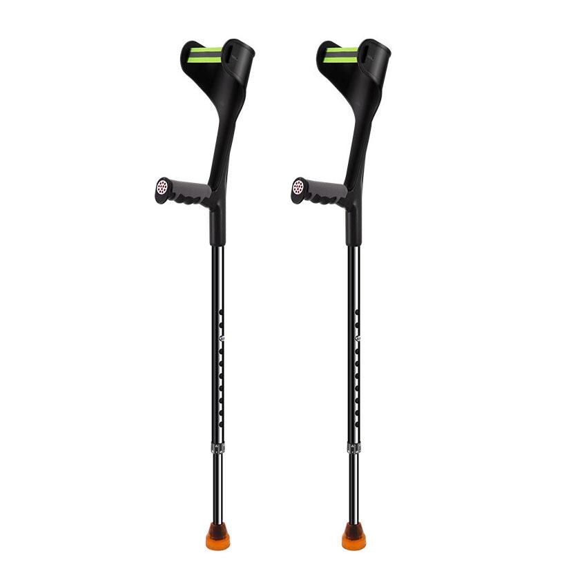 Парные костыли на предплечье, эргономичные складные костыли на предплечье для взрослых с травмой ноги, 10-уровневая регулируемая высота, алюминиевые костыли для ходьбы