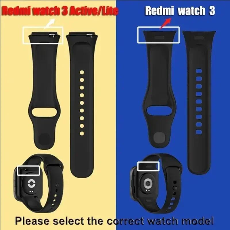 Нейлоновый ремешок для Redmi Watch 3 Active/Lite, эластичный сменный браслет на запястье, ремешок-браслет для Redmi Watch 3 Lite