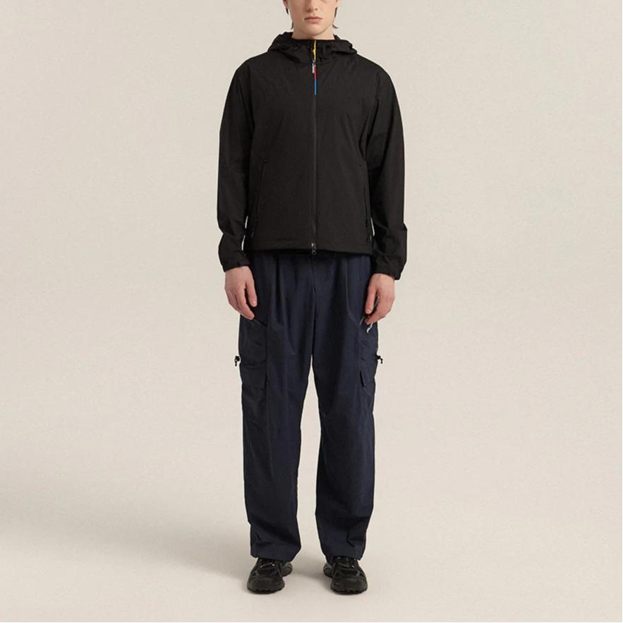 SALOMON Modisay Aero Outdoor Waterproof Lightweight Hooded Zip-Up Jacket Unisex Jackets Black C28129