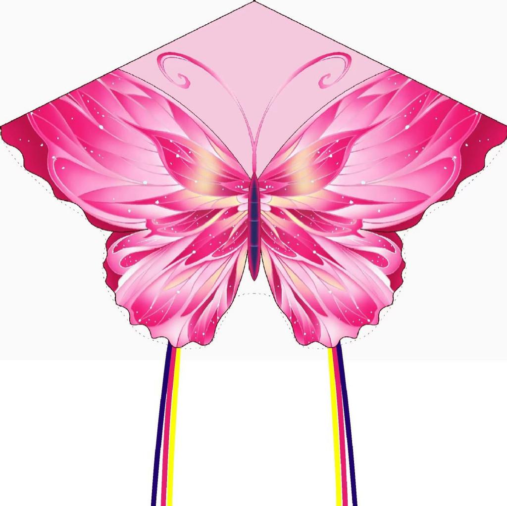 Butterfly Kite With Glass Fiber Frame For Outdoor Recreation Kids And Adults