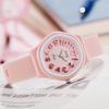 Silicone Quartz Watch For Women Cartoon Dial With Logo Customization
