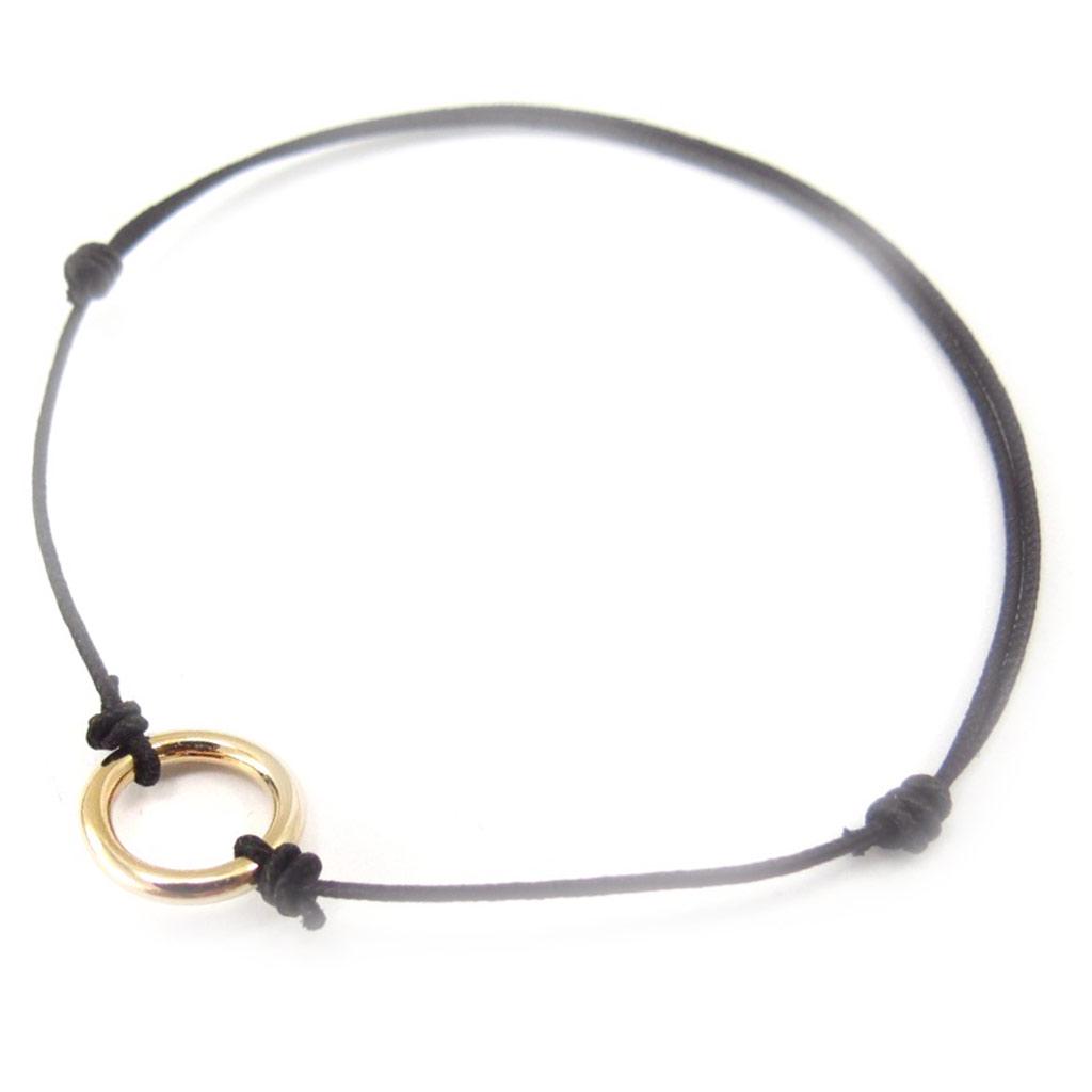 Les Trésors De Lily [K5166] - Черный позолоченный браслет «Хореография» - 10 мм