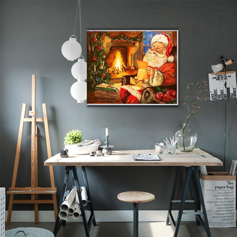 Diamond Painting 5d Full Square Drill Diamond Embroidery Cross Stitch Animal Mosaic Winter Wall Art Decor