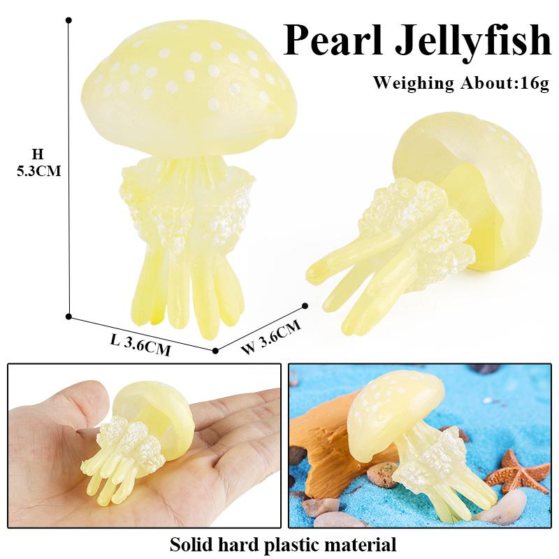 Oenux Морская звезда Океана Морской анемон Коралл Медуза Кальмар Креветка Краб Акула Животные Модель Фигурки ПВХ Миниатюра Детская Игрушка Подарок