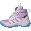 Fortatrail Boa Comfortable Mid-Top Outdoor Shoes Kids Shoes Pink JR3107