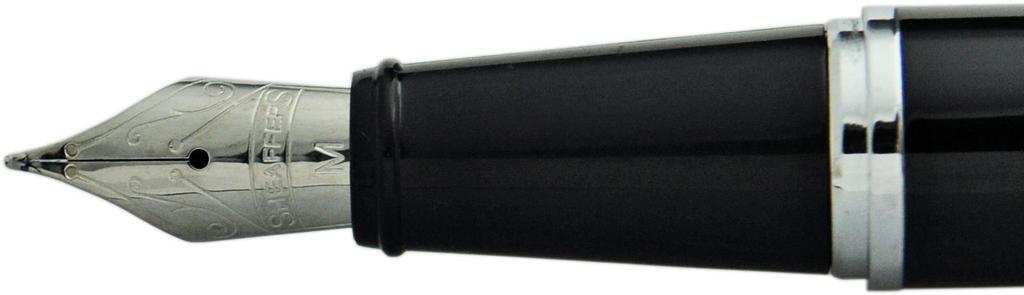 Sheaffer 300 Fountain Medium Solid Officially Imported Pen, Nib, Black, SGC9312PN-M,