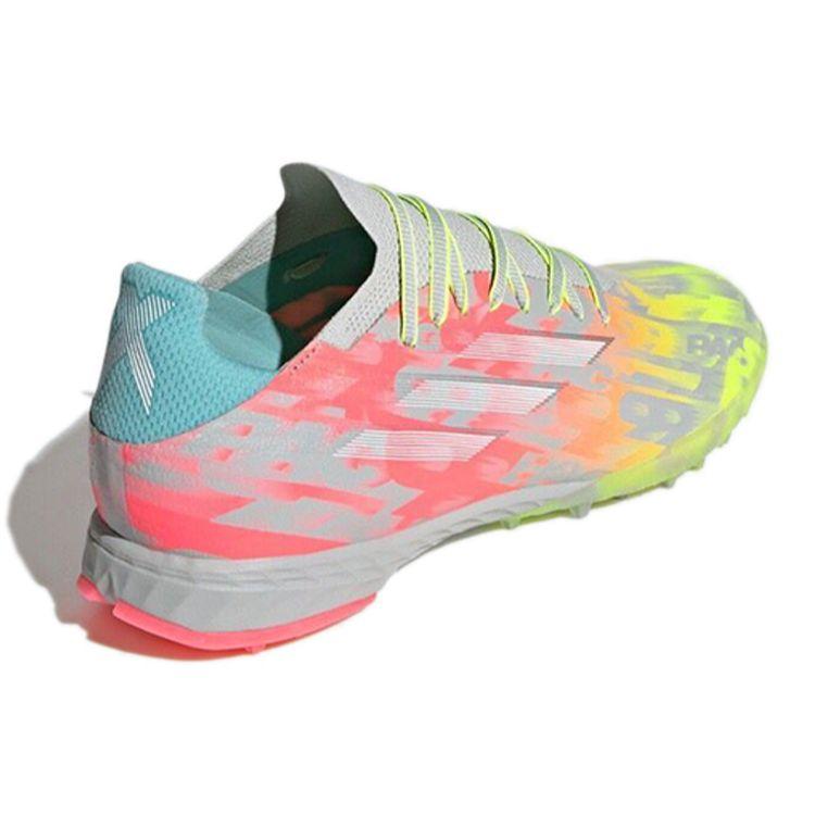 Adidas X Speedflow .1 Круглый носок Высококлассные Низкие TF (Резиновые шипы) Нескользящие Прочные Удобные Футбольные Бутсы Мужские Футбольные Бутсы Серебристые Розовые Желтые GX3771