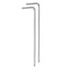3mm Ball Hex Wrench, L-Shaped Hex Key Wrench Set, Long, 100mm Total Length, Set of 2, Easy To Apply Force, For Tightening, DIY Tools