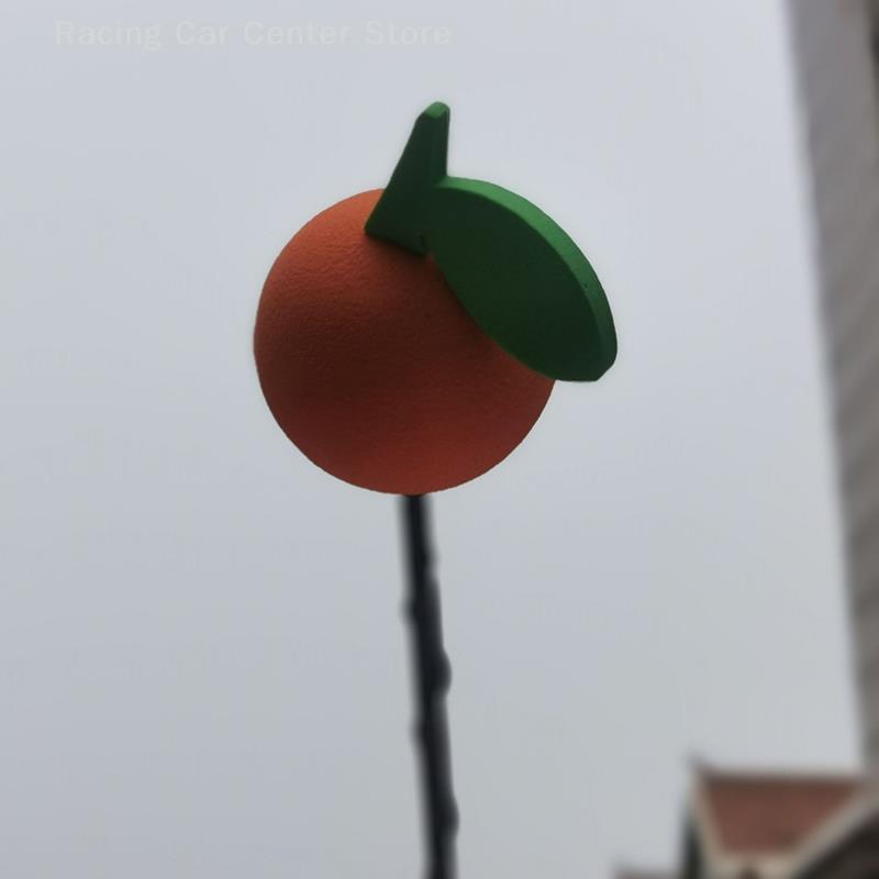 EVA Foam Kawaii Citrus Balls Cute Orange Car Antenna Topper for Vehicle Radio Antennas