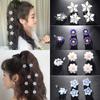 5Pcs Crystal Bean Bean Buckle Hair Clip Headdress Hair Card Girls Coiffure Braided Hair Grab Clip
