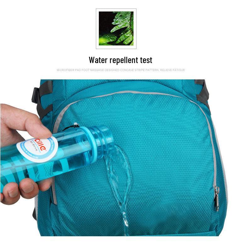 Легкий водонепроницаемый складной рюкзак для активного отдыха - Большая вместимость, складной походный рюкзак.