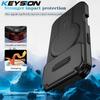 KEYSION Противоударный магнитный чехол для iPhone 17 Pro 17 Pro Max Сдвижная защита камеры Подставка Беспроводная зарядка Задняя крышка для телефона