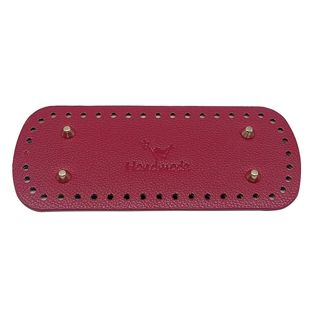 Овальное круглое дно для сумки из кожи с 44 отверстиями, основа для сумки с гвоздями, формовочная подкладка для вязаной сумки через плечо/на плечо, сделанной своими руками