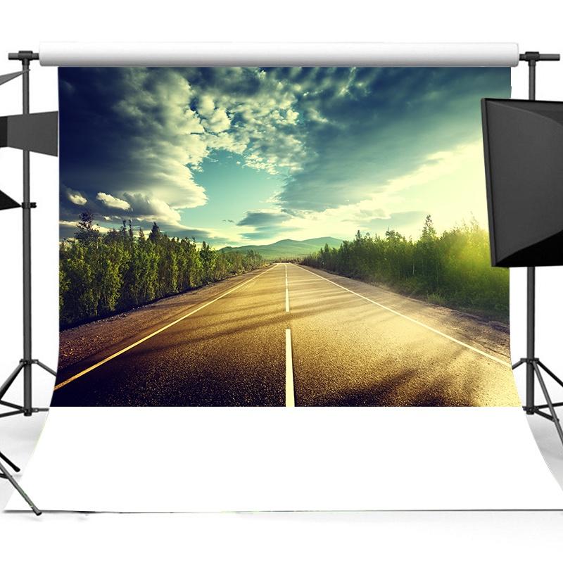 Фон для фотосъемки дорожной сцены для мероприятий, для помещений/улицы, фон для вечеринки, настенный гобелен, фон для прямой трансляции