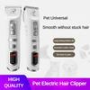 Low Noise Household Pet Rechargeable Cat And Dog Hair Trimmer Pet Store Professional Shearing Supplies Electric Hair Clipper