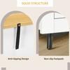 Sideboard Storage Cabinet, Modern Kitchen Cupboard with Double Doors and Drawers for Dining Room, Living Room and Entryway, White