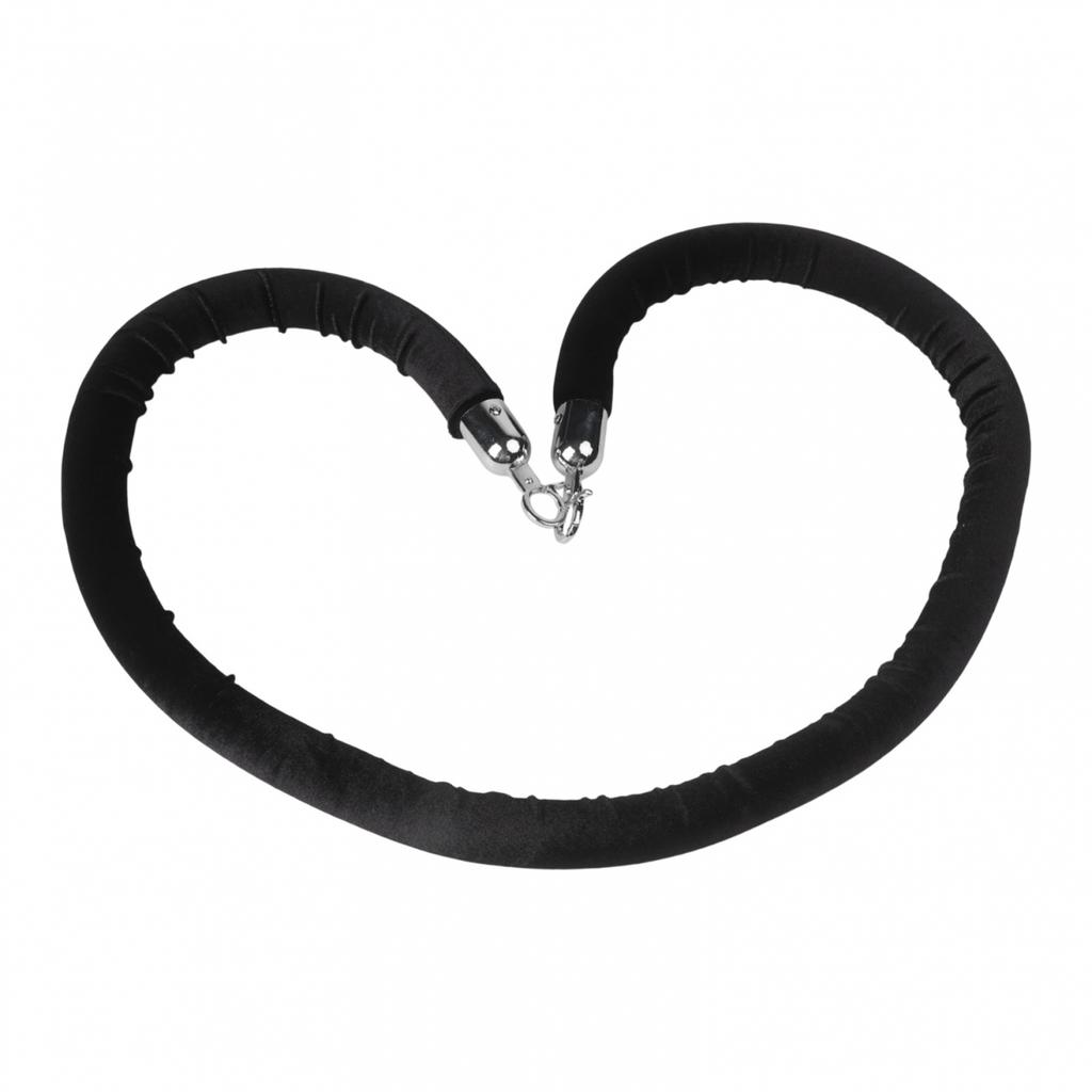 Стильный 5-футовый бархатный канат для контроля толпы бордового цвета для столбиков