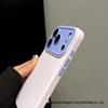 Чехол для iPhone 17 Pro Max: Контрастный цвет, Ударопрочный Жидкий силикон Имитация