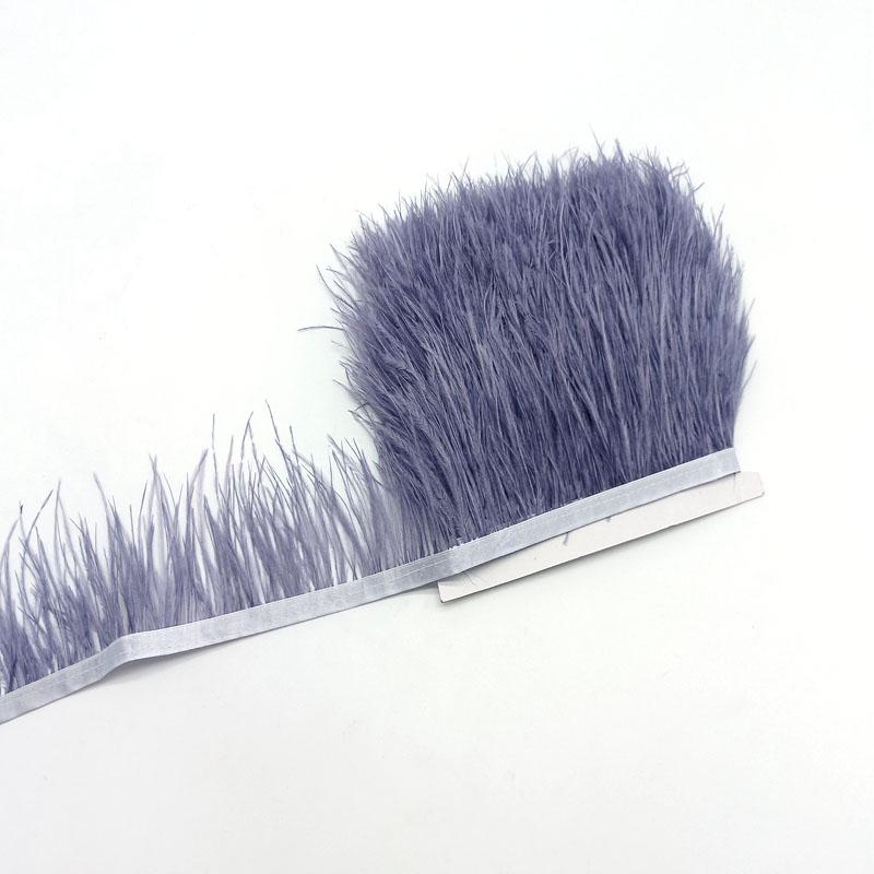 10Yard Ostrich Feathers Trim For Needlework Decorative Ribbon Sewing Fringes Clothes Wedding Dress Diy Supplies Crafts