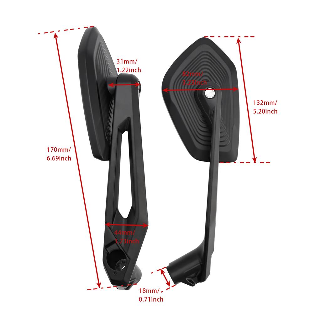 Комплект зеркал Левое и Правое Для BMW R1200GS LC / ADV /R1250GS/GSA /R1250R 2013-2024